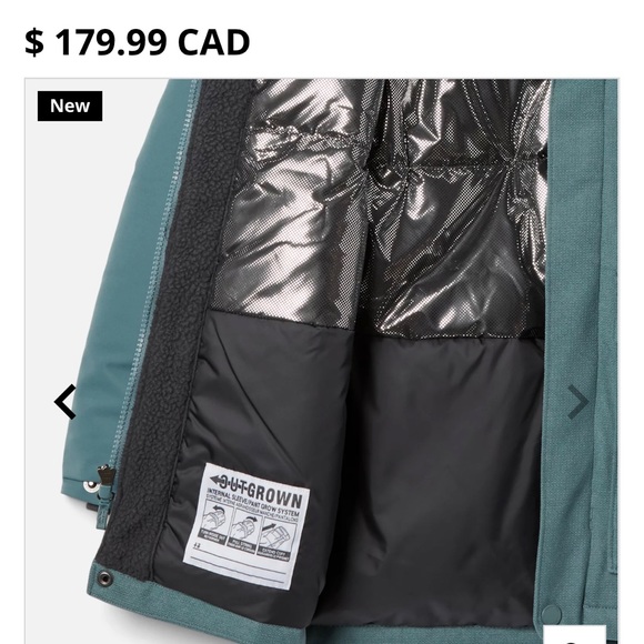 Columbia Boundary Bay Boy’s Jacket (Junior) Down Winter Parka - Picture 3 of 8